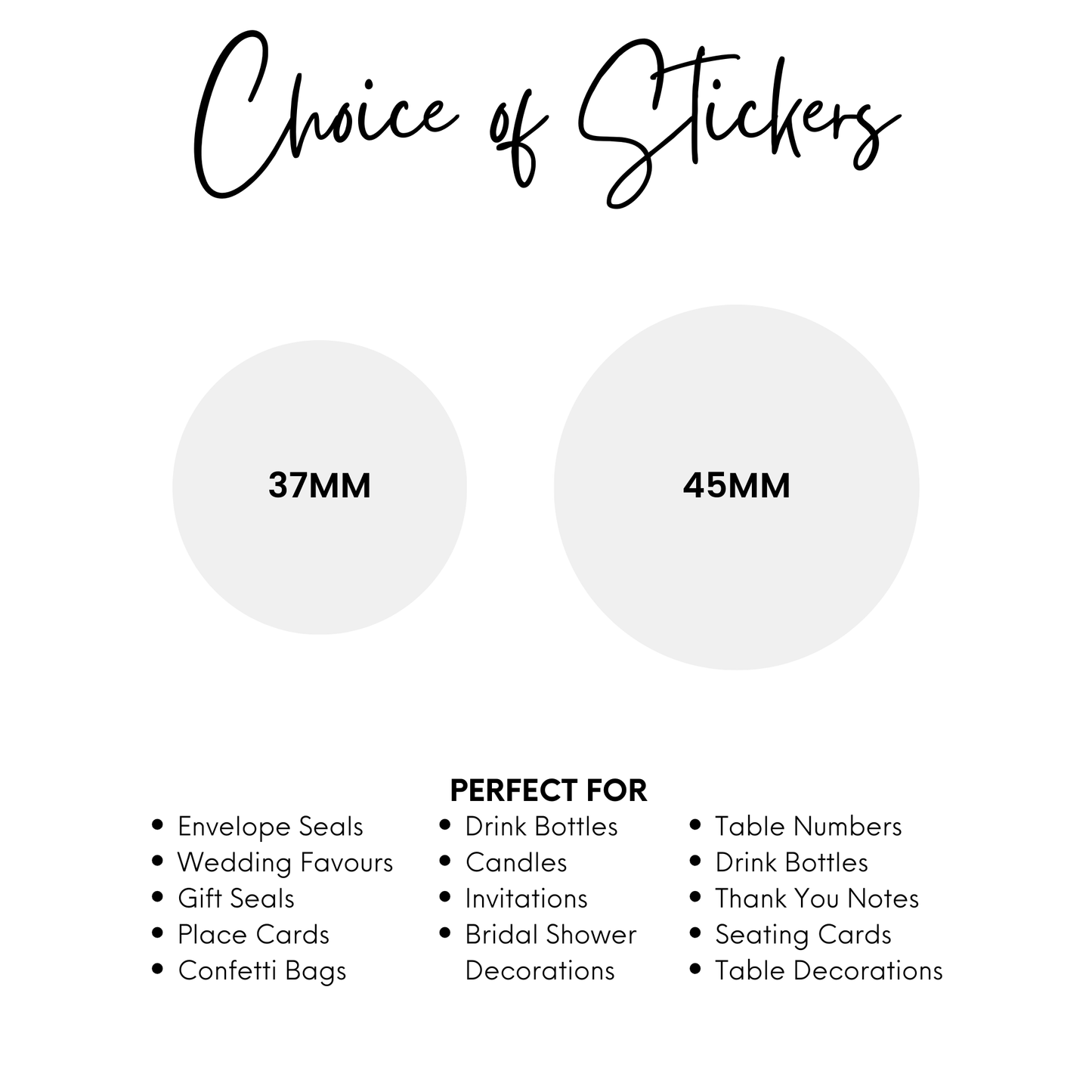 Custom Kraft Monogram Stickers