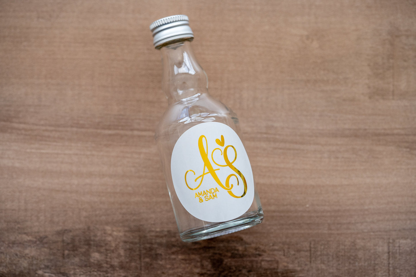 Foil Custom Wedding Monogram Stickers