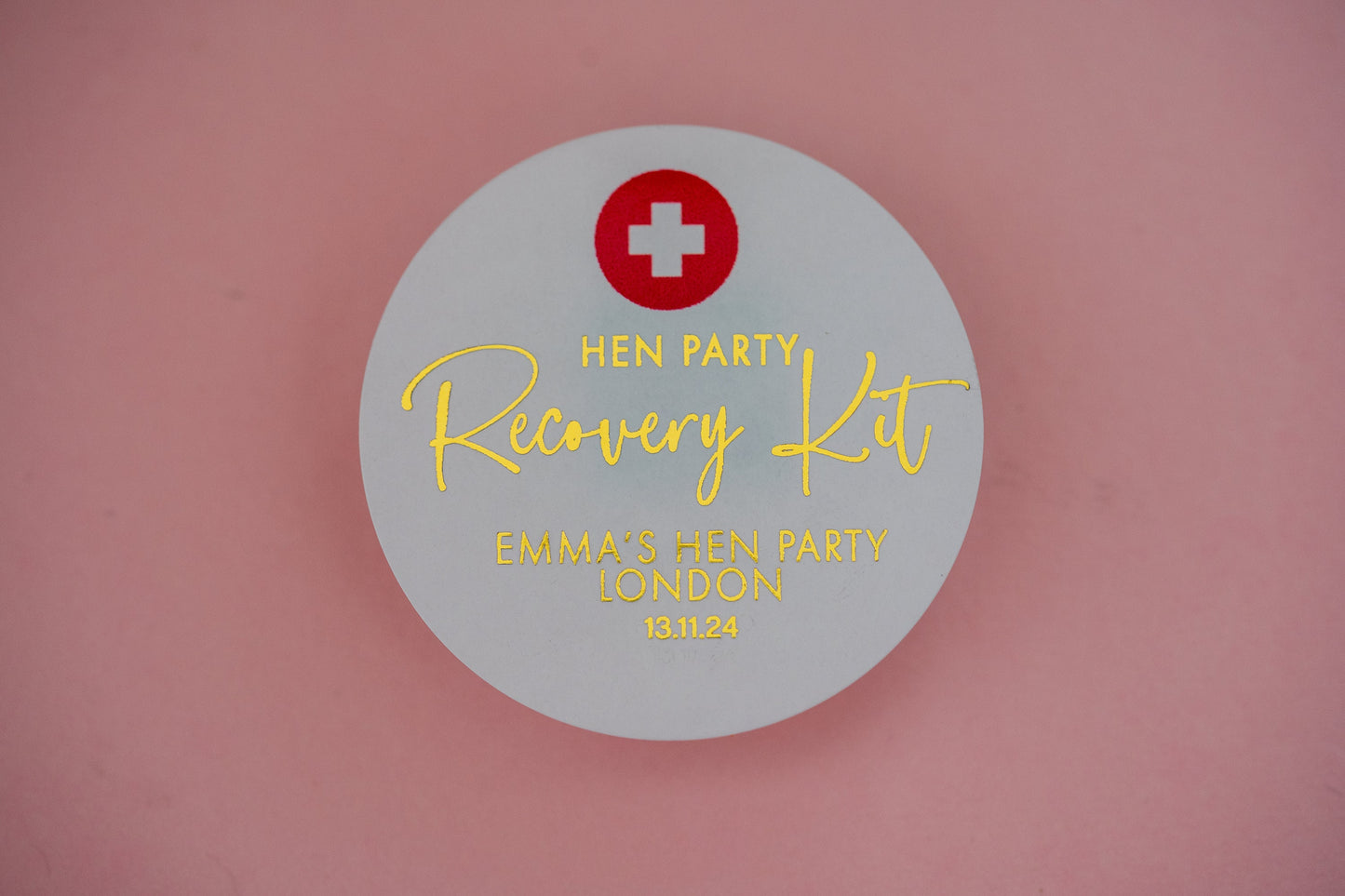 Hen Party Recovery Foil Custom Stickers