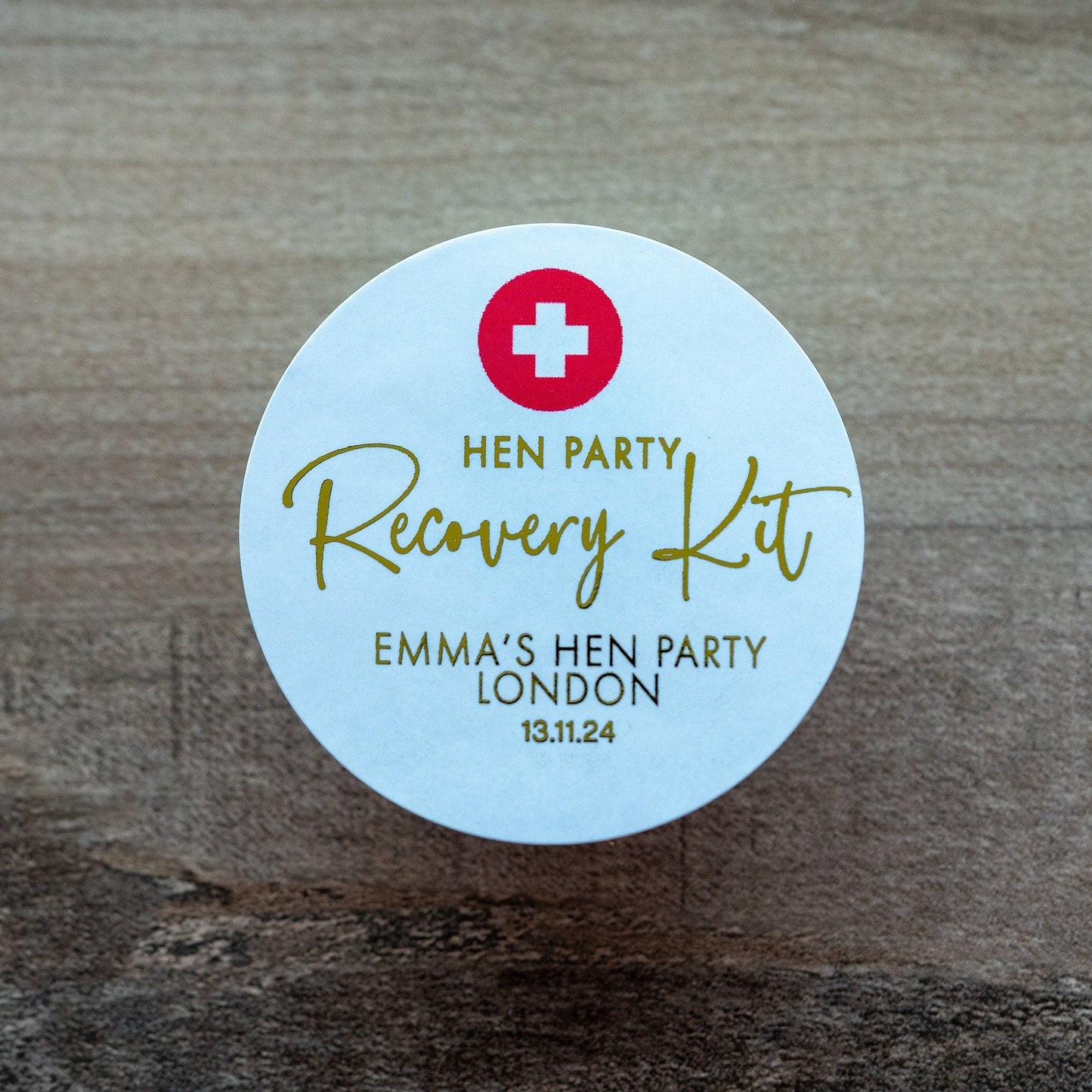 Hen Party Recovery Foil Custom Stickers