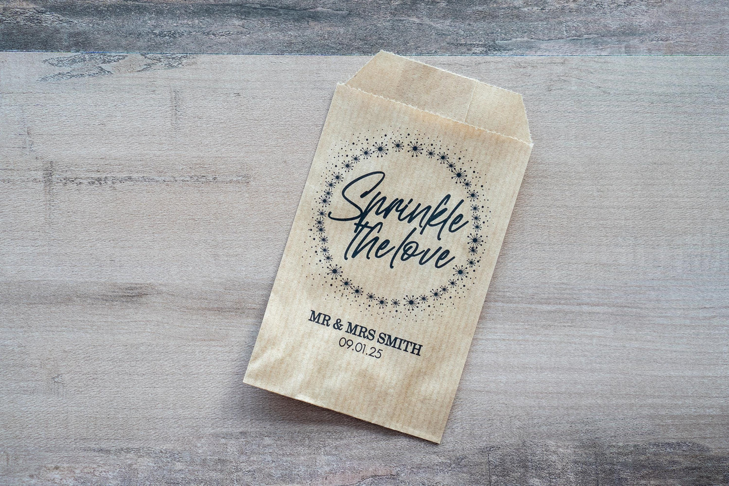 Personalised Wedding Confetti Bags