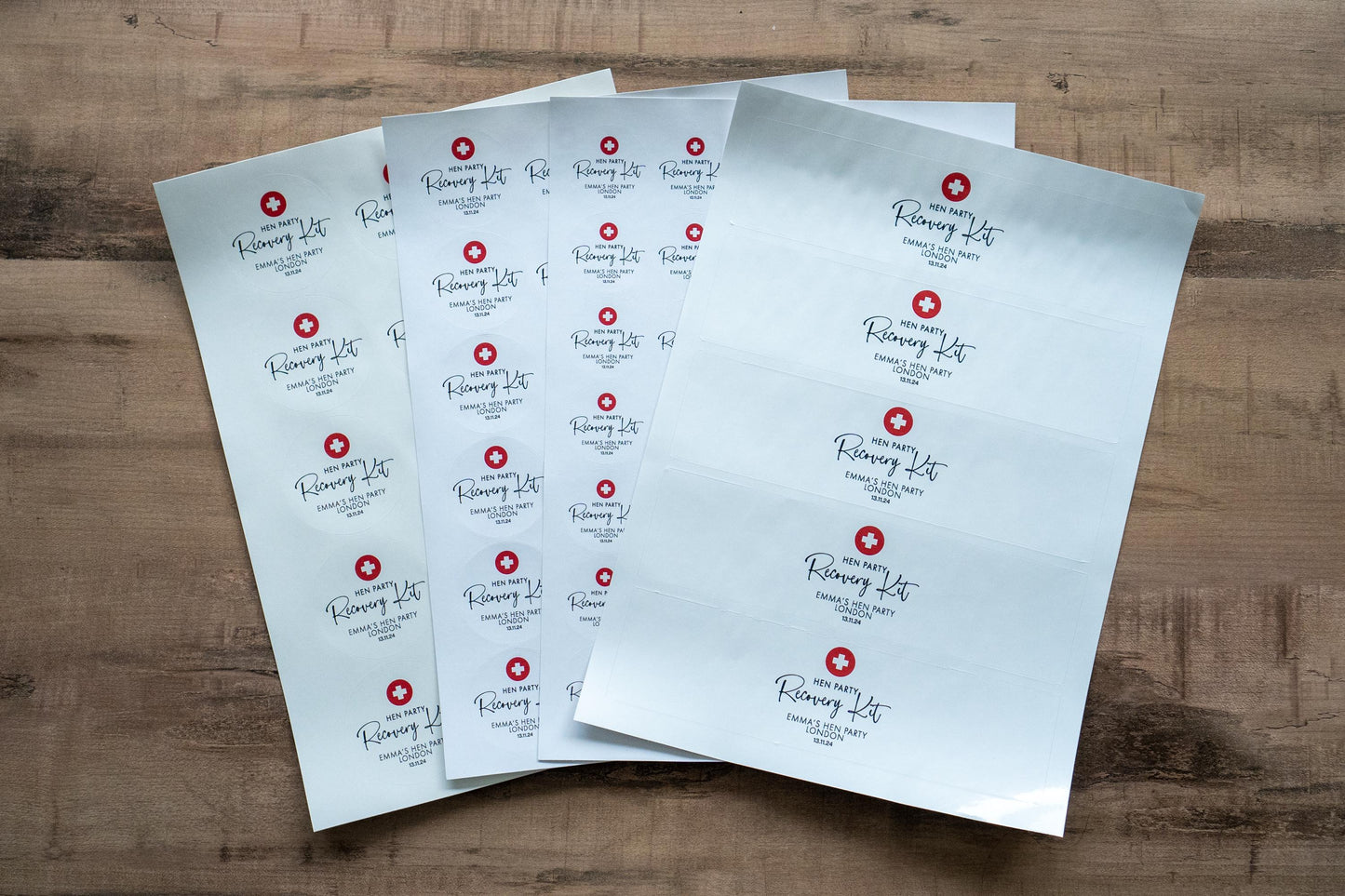 Personalised Hen Party Favours Sticker Pack
