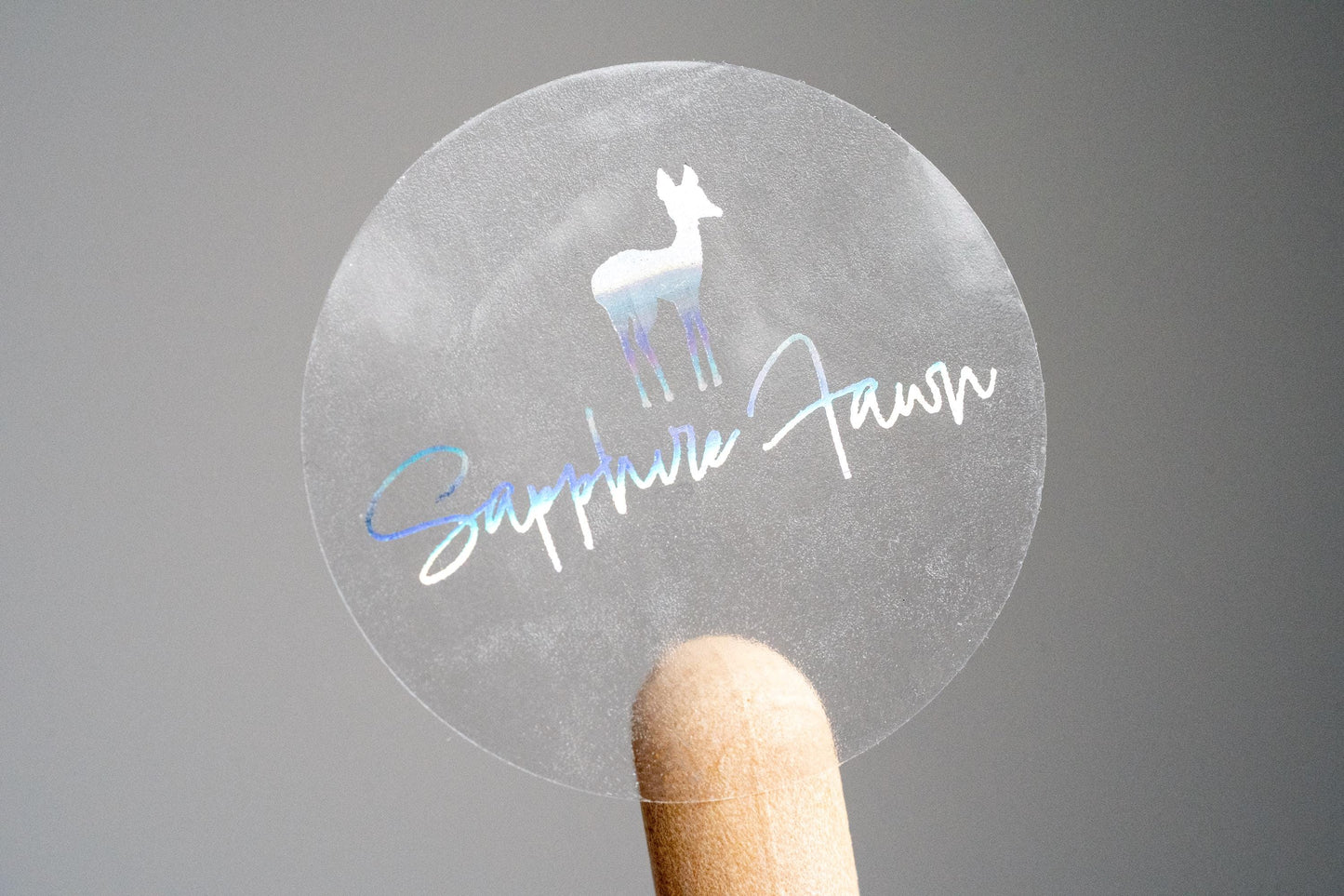 Custom Foil Business Logo Stickers