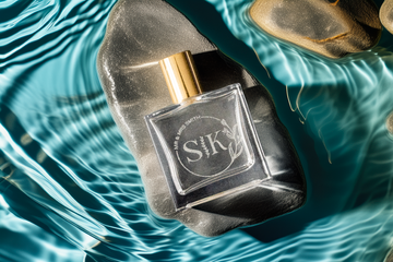 Custom wedding perfume bottle, perfect for a wedding gift.