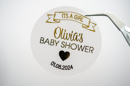 Baby Shower Foil Stickers