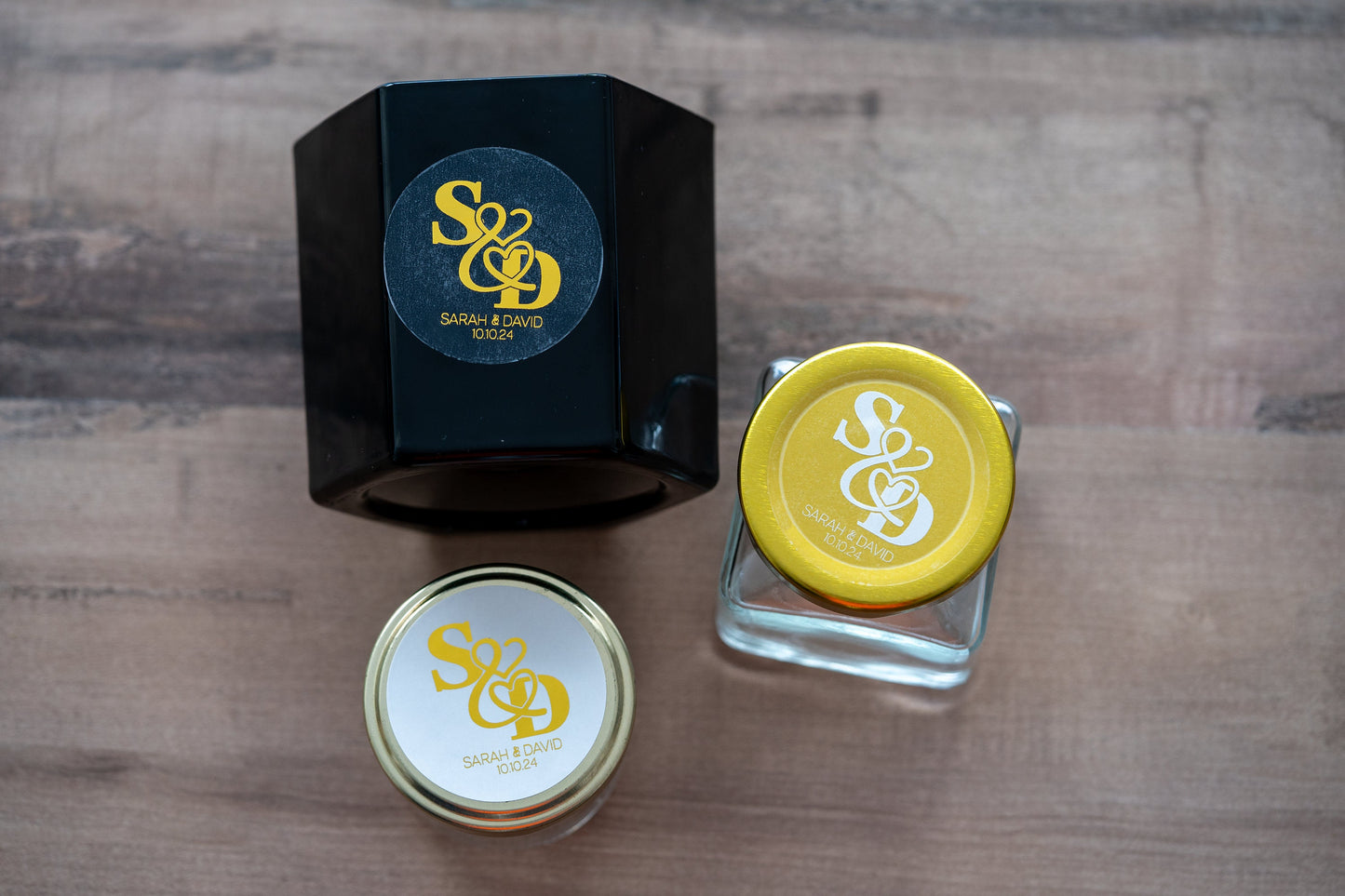 Custom Wedding Monogram Stickers