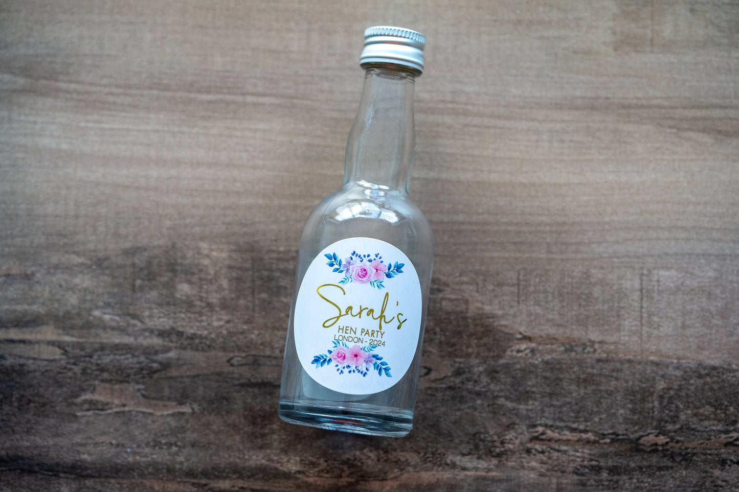 Hen Party Floral Foil Custom Stickers