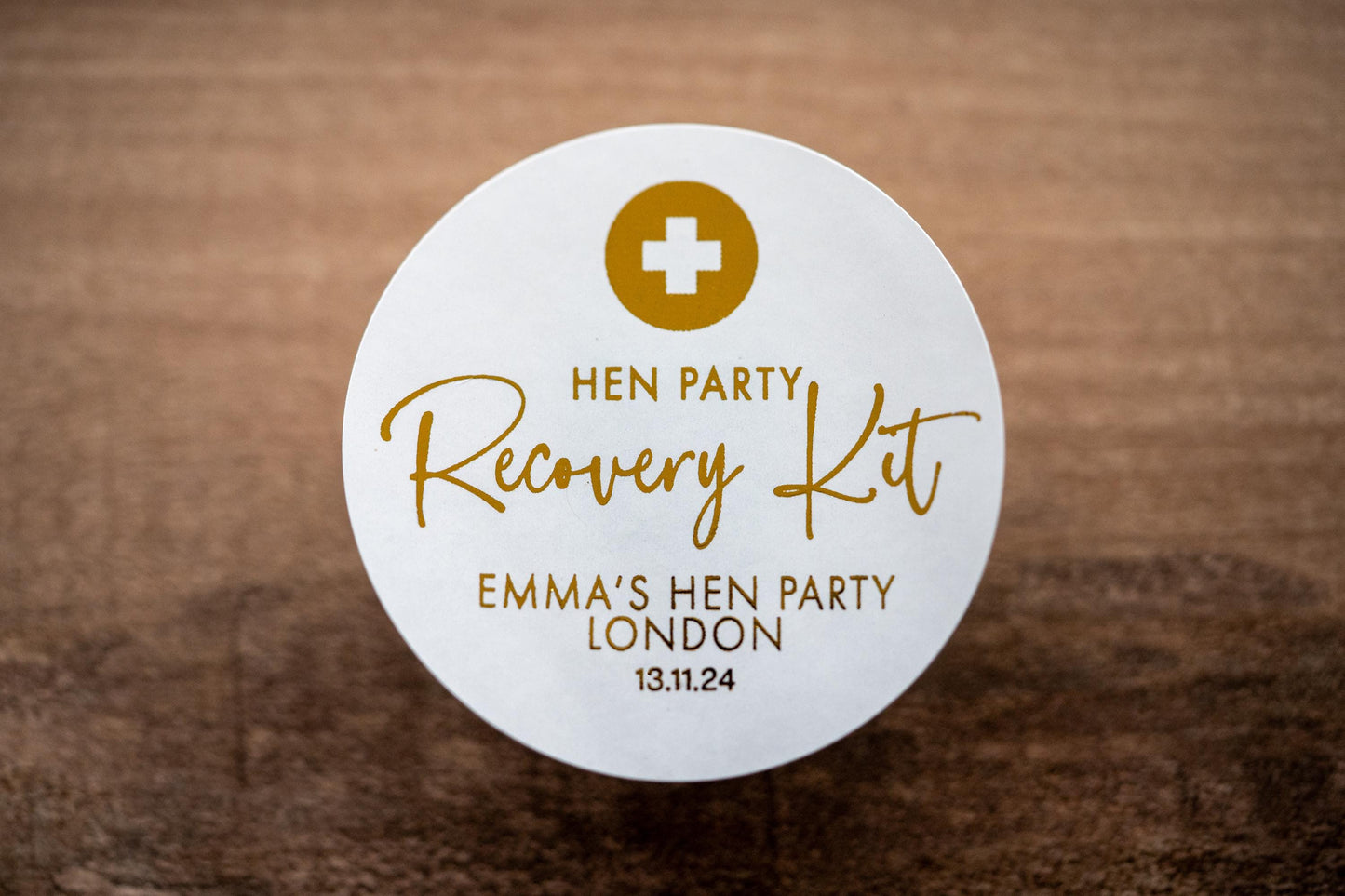 "Recovery Kit" Hen Party Foil Stickers
