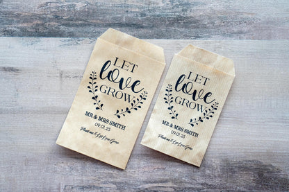 Seed Packet Wedding Favours
