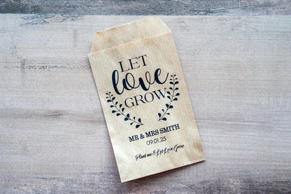 Seed Packet Wedding Favours