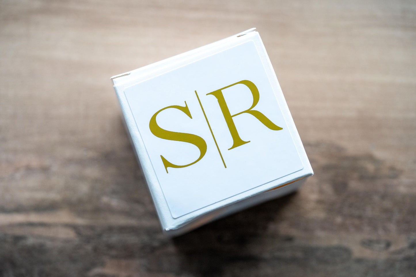 Custom Square Foil Monogram Wedding Stickers