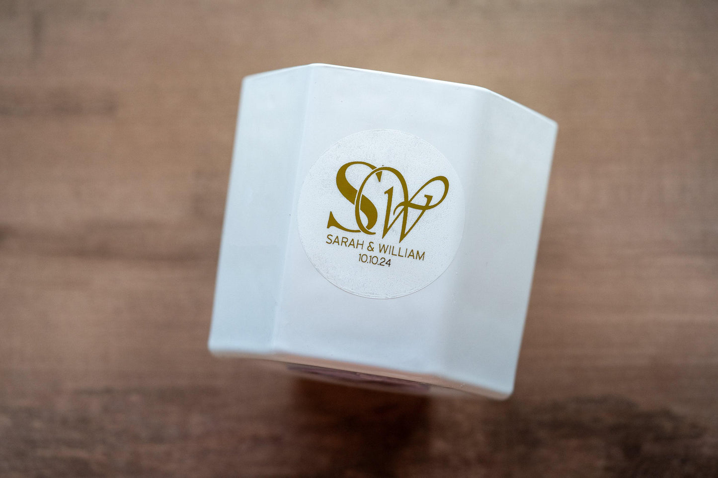 Personalised Foil Monogram Sticker