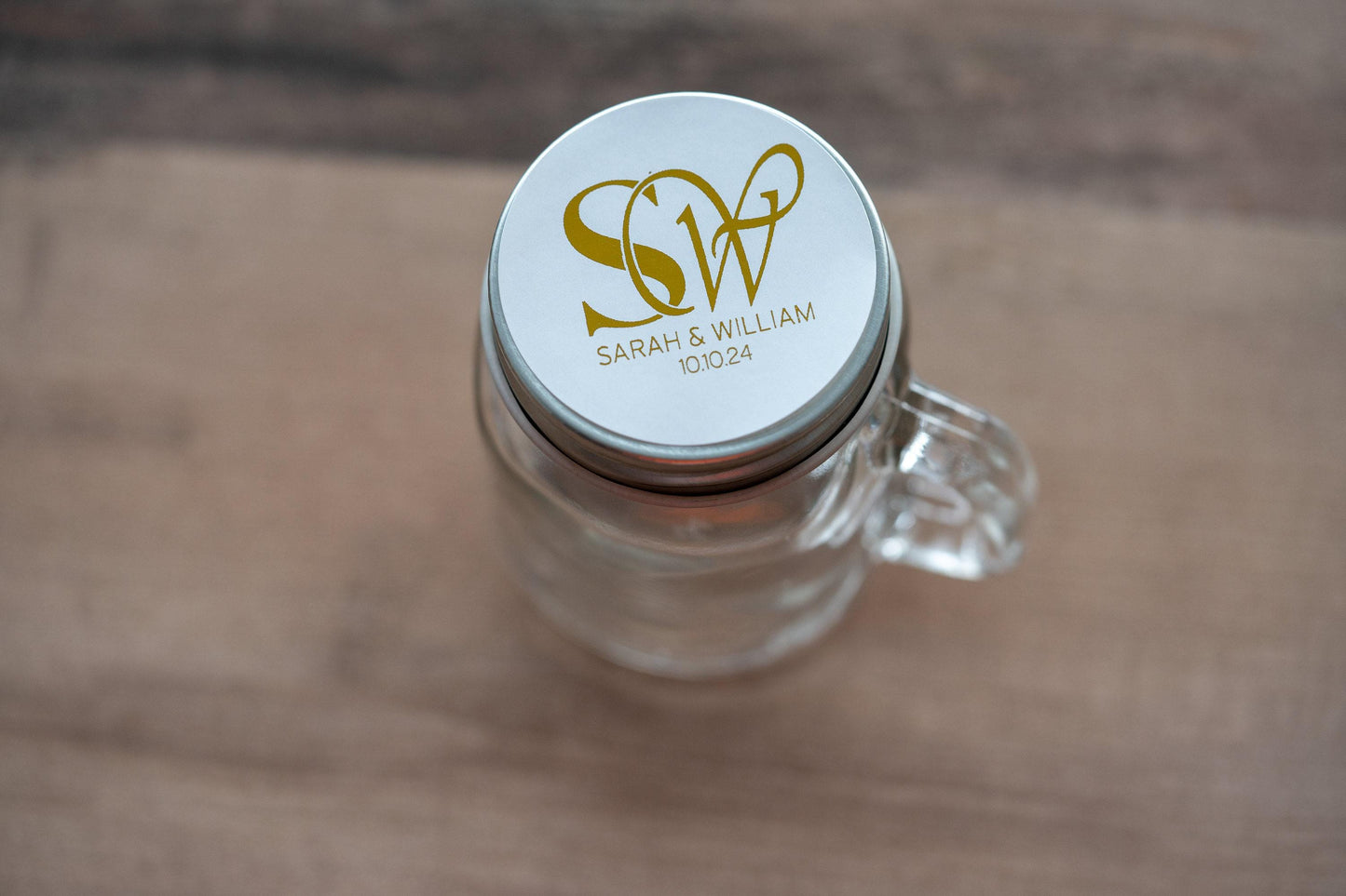Personalised Foil Monogram Sticker