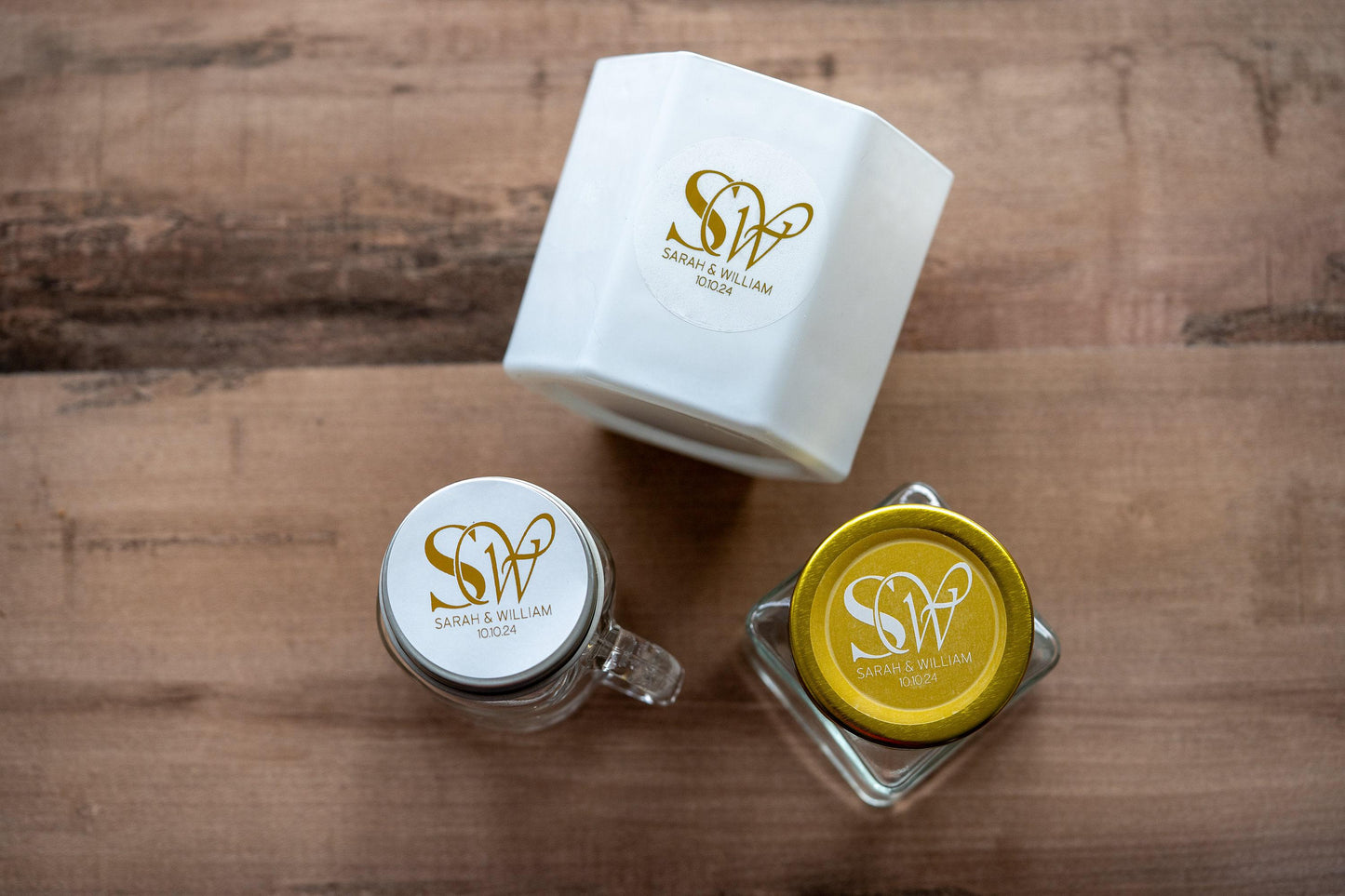Personalised Foil Monogram Sticker