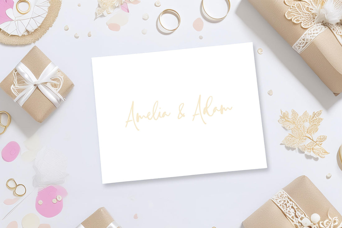 Personalised Wedding Gift Box